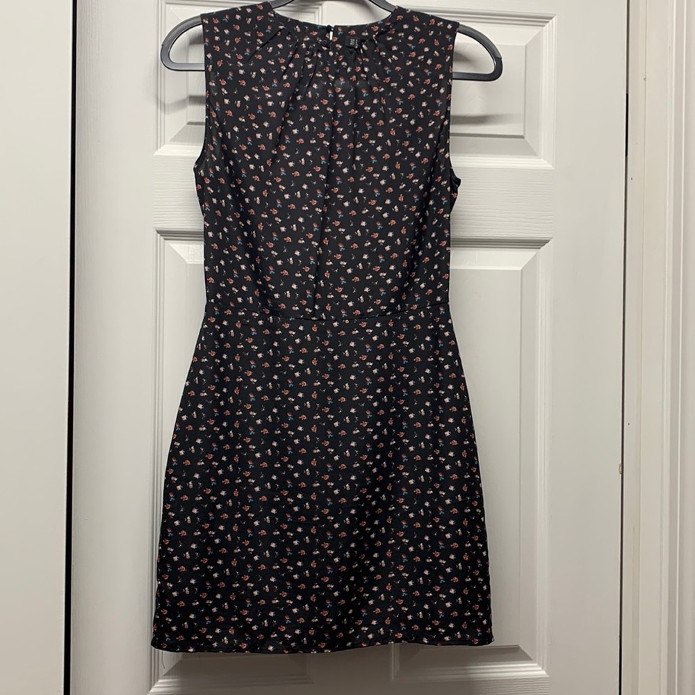 Zara Open Back Floral Mini Dress - Size S